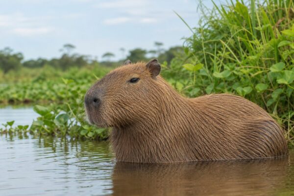 Wat eet een capibara? Alles over het menu, leefgebied en gedrag van dit grootste knaagdier