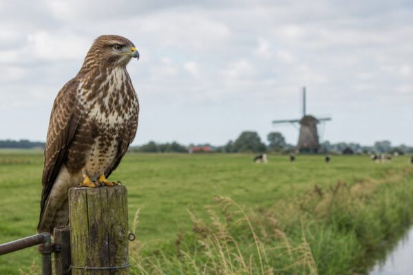 De buizerd van dichtbij: hoe hij jaagt, leeft en zweeft